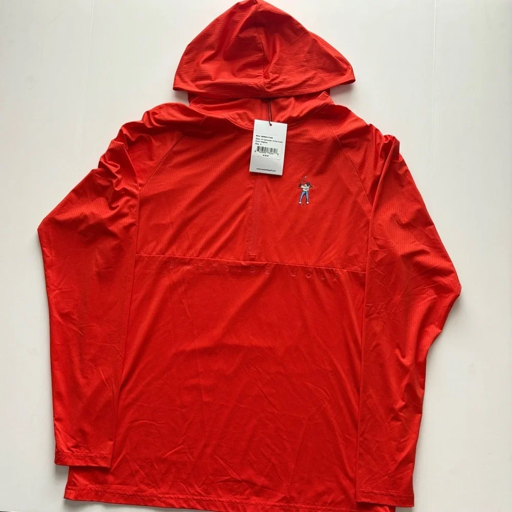 Men's Eastside Golf UV Ultra Light Hoodie Pullover Small MSRP $130